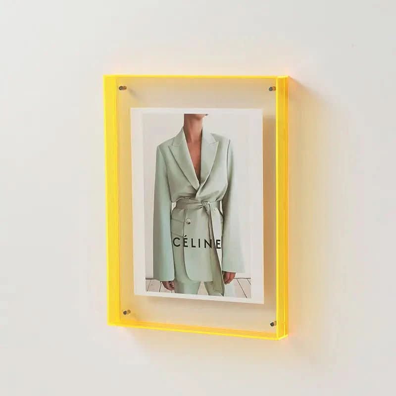 Vibrant Clear Acrylic Picture Frame