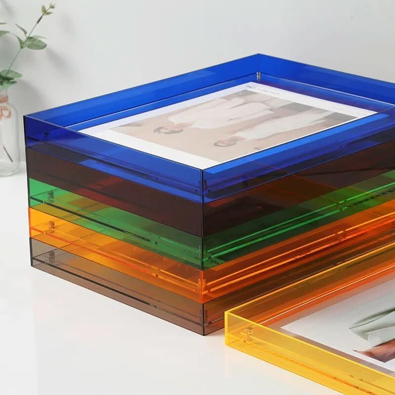 Vibrant Clear Acrylic Picture Frame