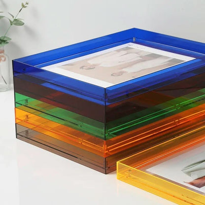 Vibrant Clear Acrylic Picture Frame