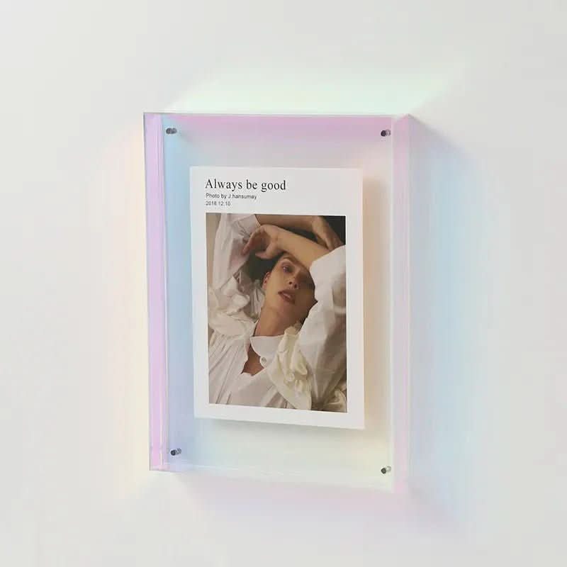 Vibrant Clear Acrylic Picture Frame