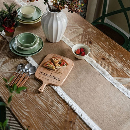 Rustic Chic Natural Fiber Table Runner - Cofik