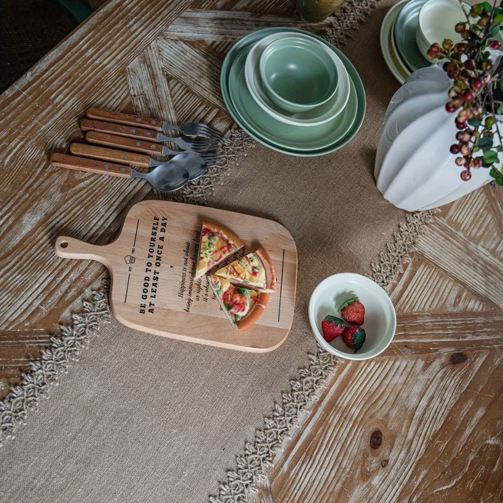 Rustic Chic Natural Fiber Table Runner