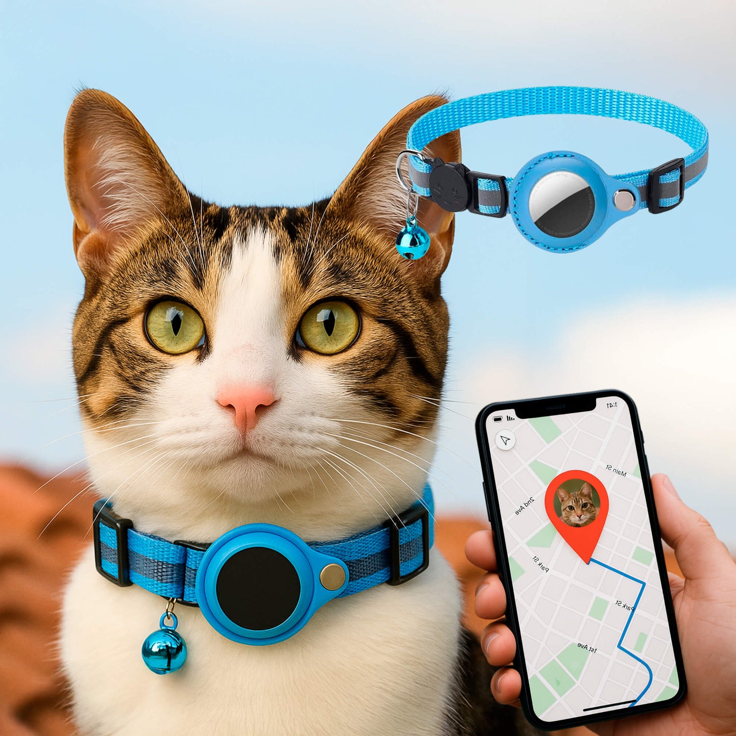 Pet GPS Tracker Collar for Cats