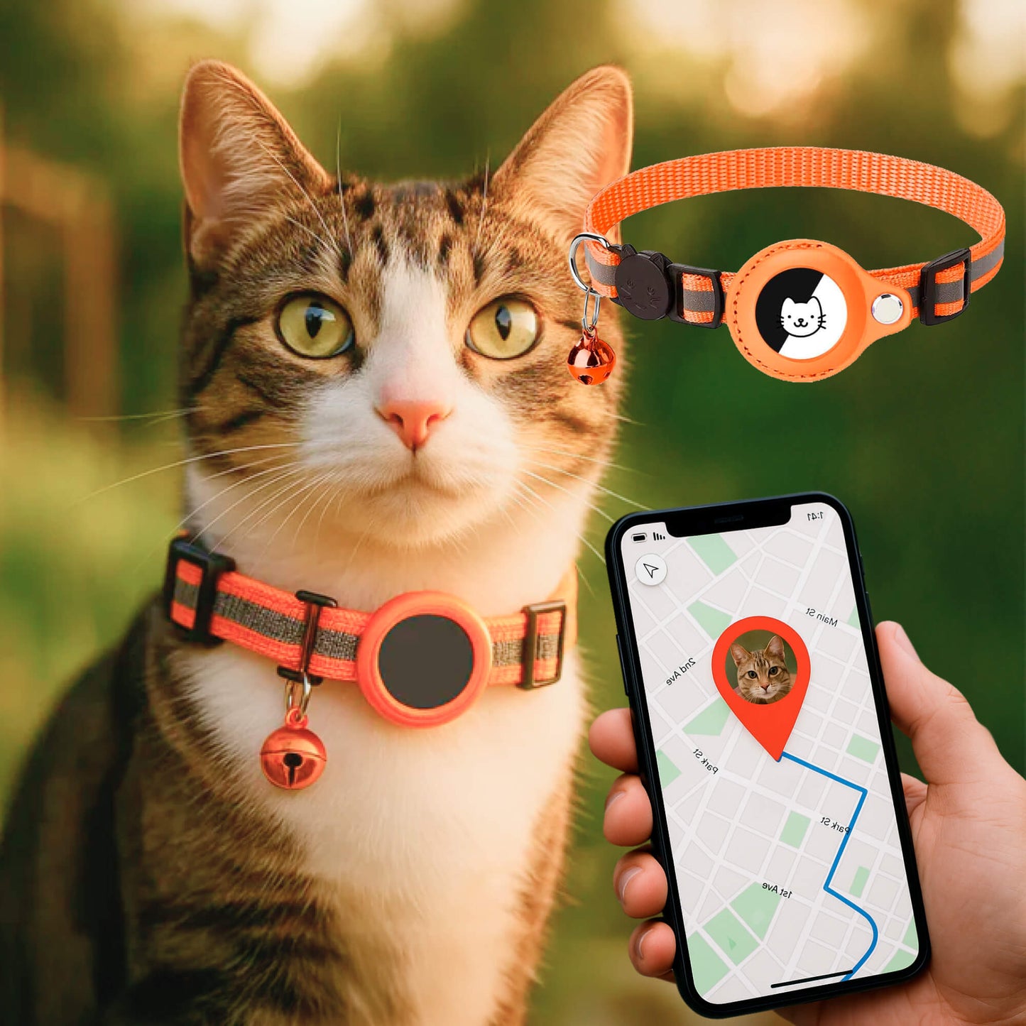Pet GPS Tracker Collar for Cats