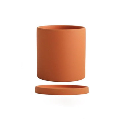 Beautiful Ceramic Planter with Saucer