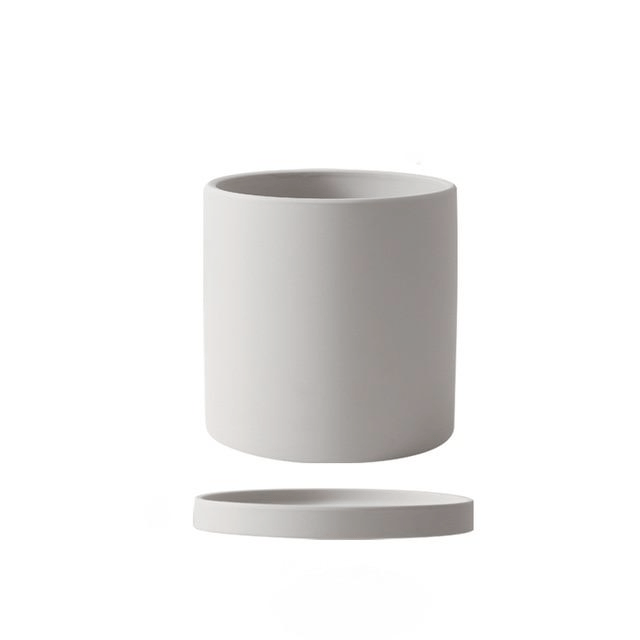 Beautiful Ceramic Planter with Saucer