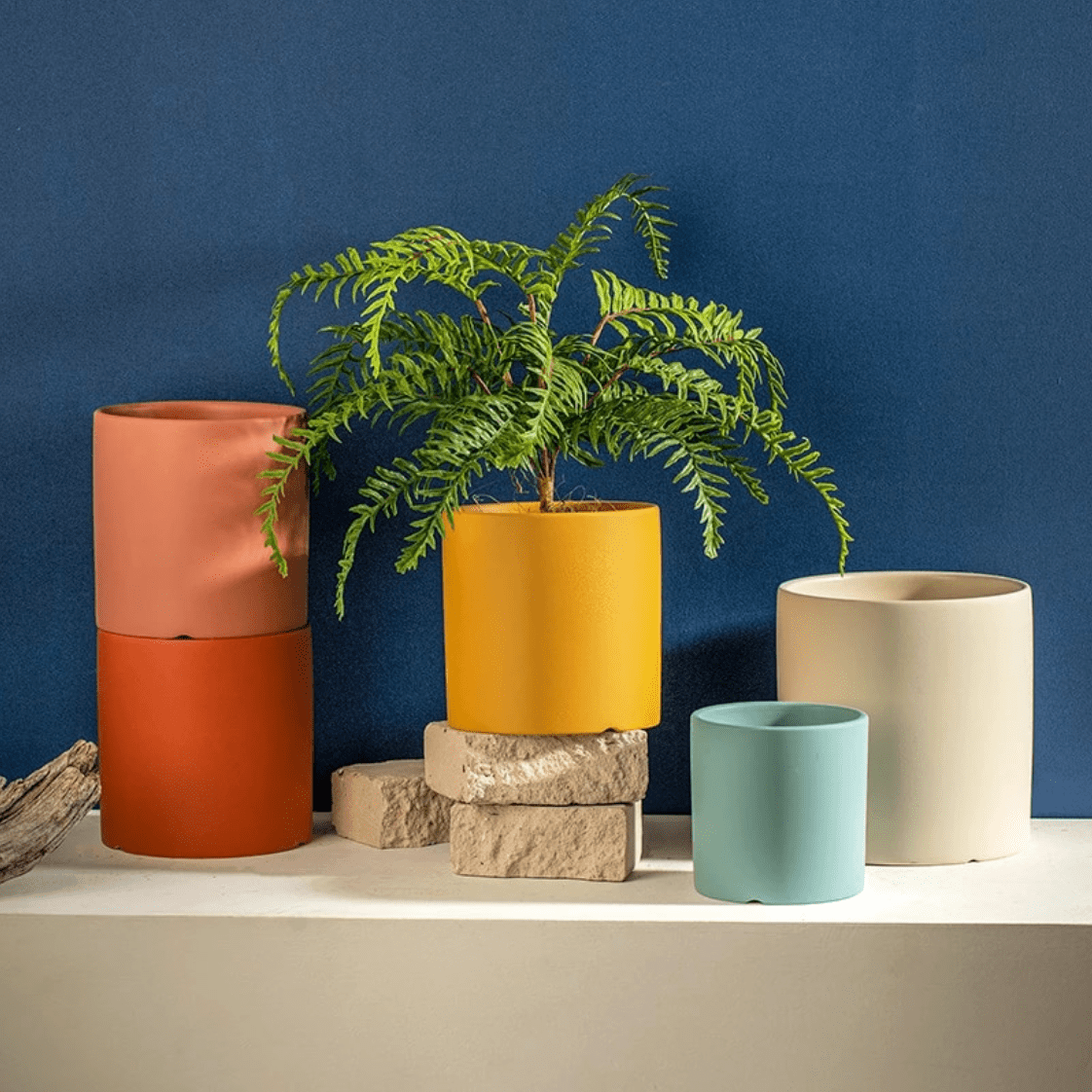 Beautiful Ceramic Planter with Saucer