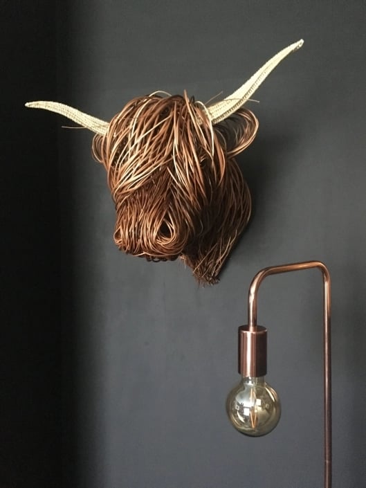 Rustic Farm Cow Wall Art Decoration - Cofik
