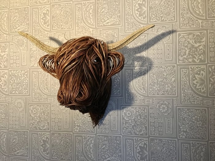 Rustic Farm Cow Wall Art Decoration