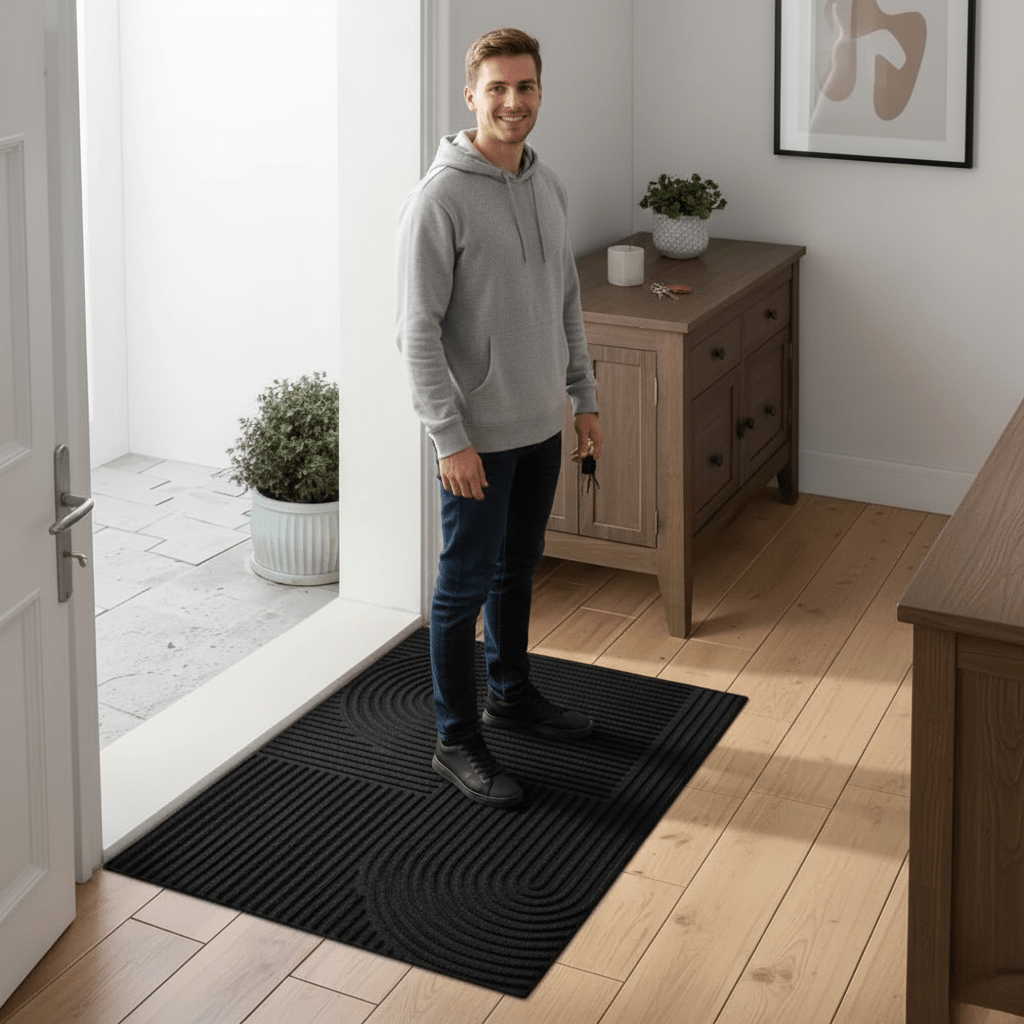 Waterproof Non Slip Floor Mat with Drainage Pattern - Cofik