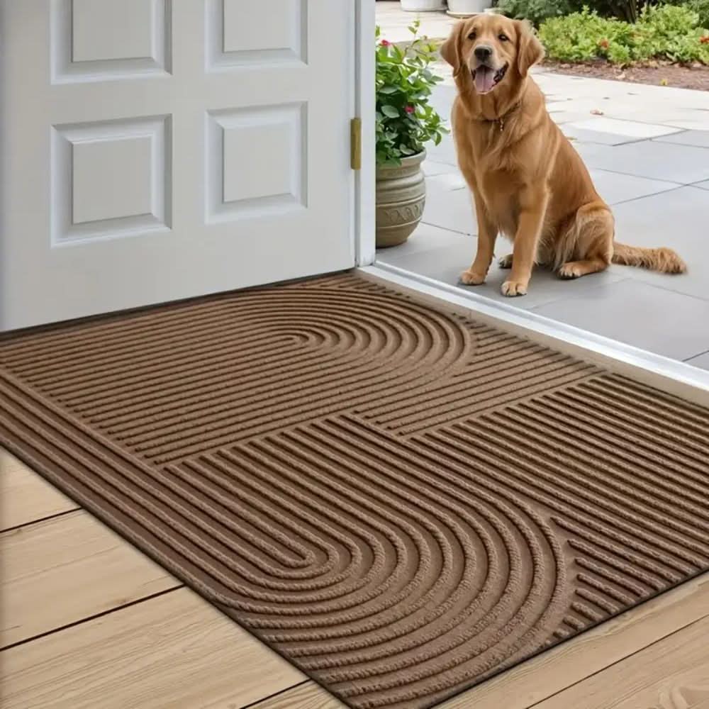 Waterproof Non Slip Floor Mat with Drainage Pattern