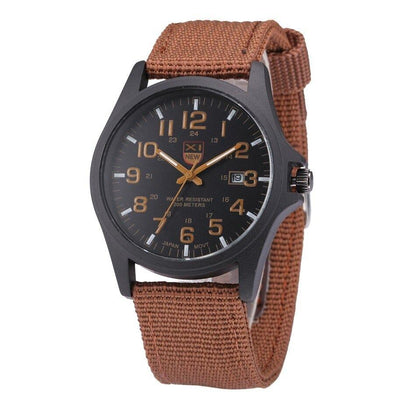 Rugged Outdoor Men's Watch – Waterproof LED Sport Watch