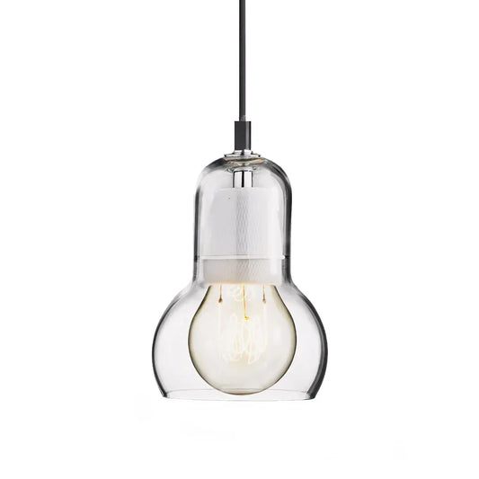 Clear Glass Pendant Lamp with Soft Warm Lighting - Cofik
