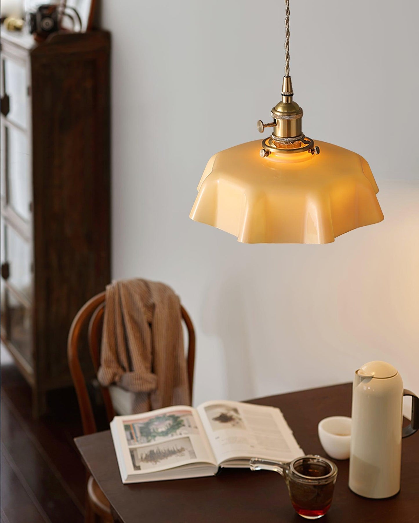 Elegant Floral Pendant Ceiling Light