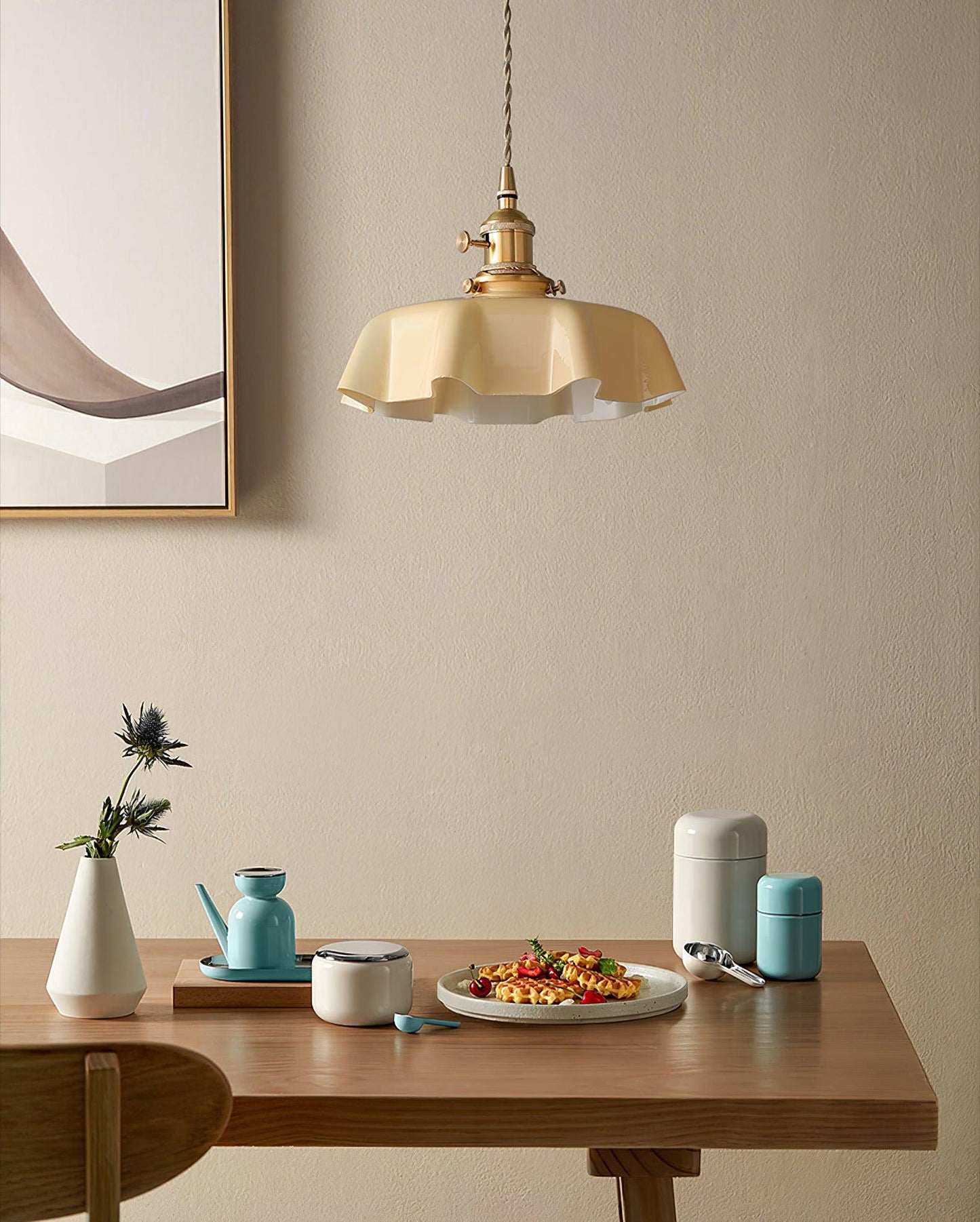 Elegant Floral Pendant Ceiling Light