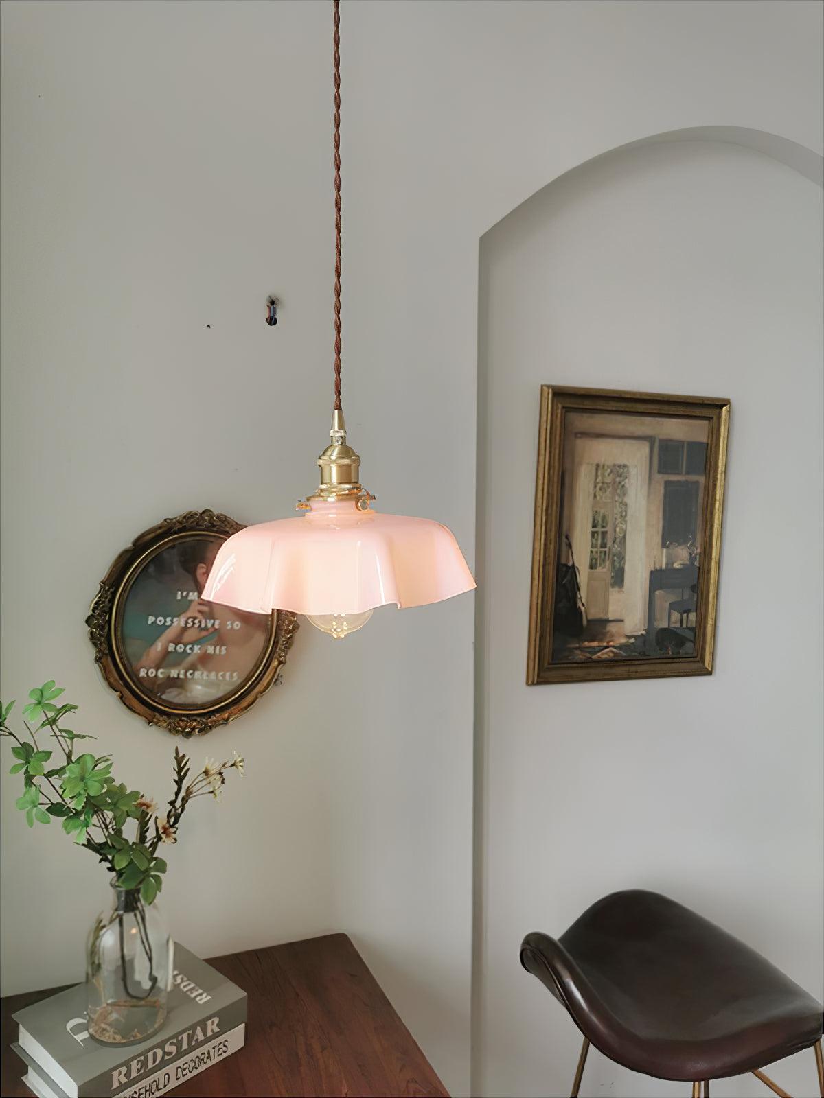 Elegant Floral Pendant Ceiling Light