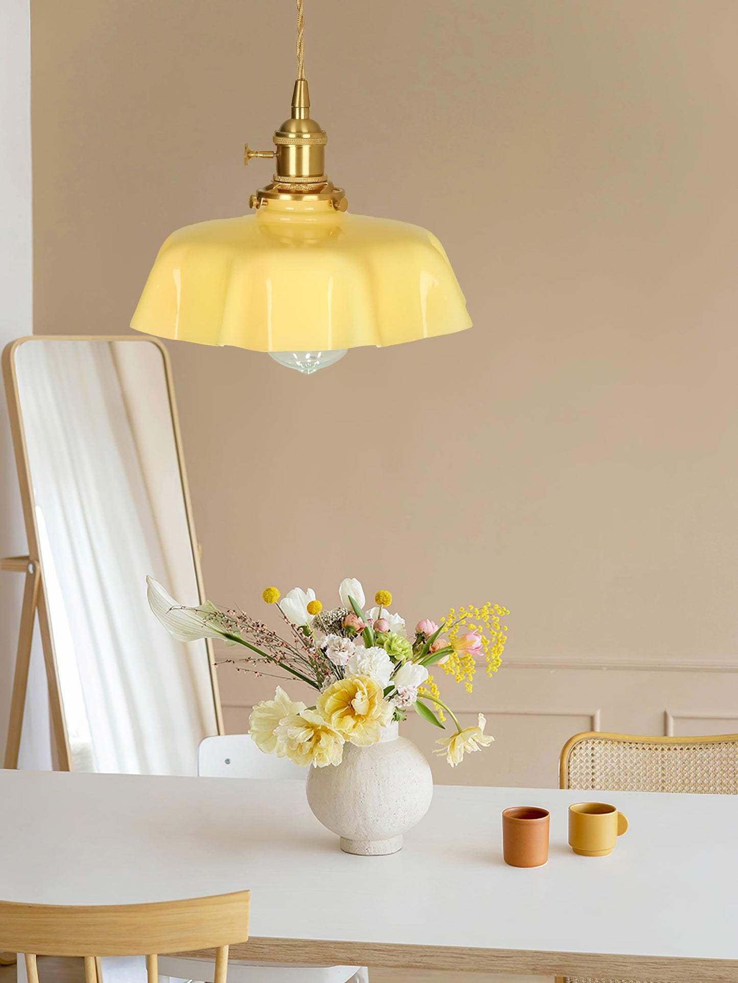 Elegant Floral Pendant Ceiling Light