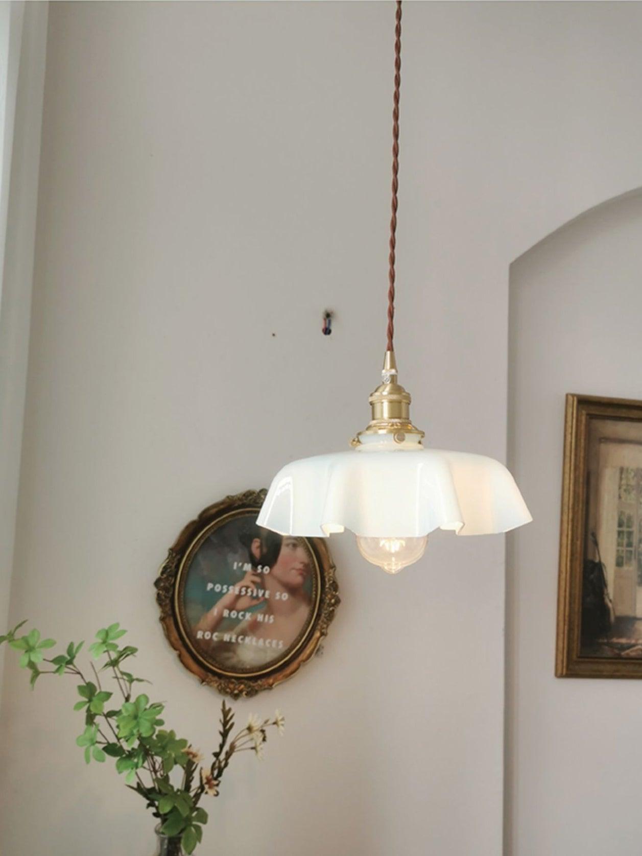 Elegant Floral Pendant Ceiling Light