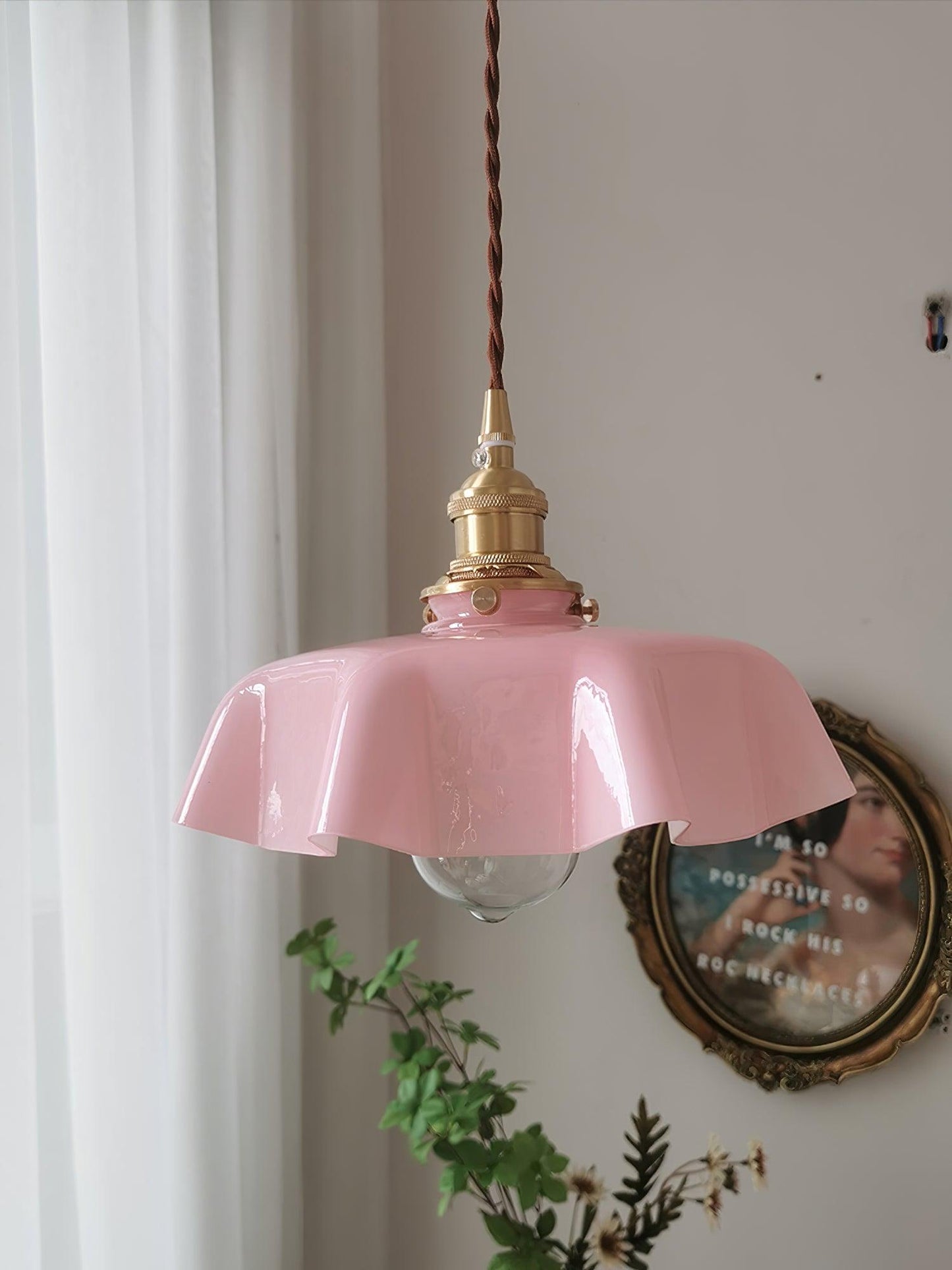 Elegant Floral Pendant Ceiling Light