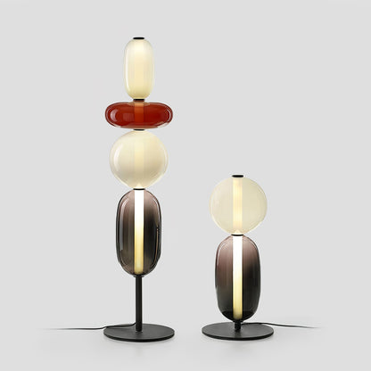 Colorful Desk Glass Table Lamp