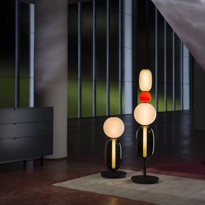 Colorful Desk Glass Table Lamp