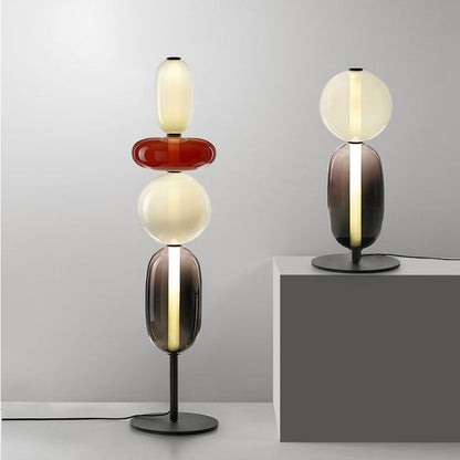 Colorful Desk Glass Table Lamp
