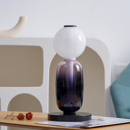 Colorful Desk Glass Table Lamp