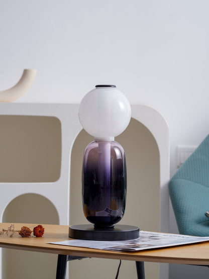 Colorful Desk Glass Table Lamp