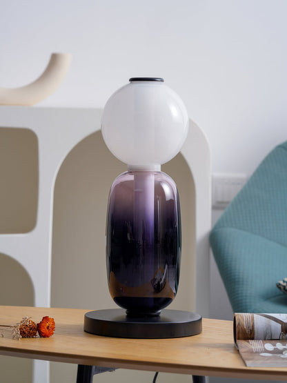 Colorful Desk Glass Table Lamp