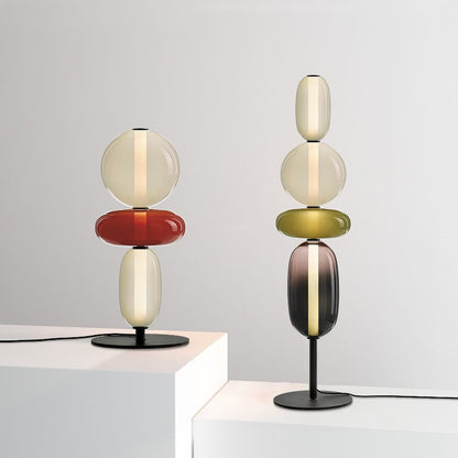 Colorful Desk Glass Table Lamp