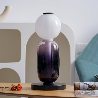 Colorful Desk Glass Table Lamp