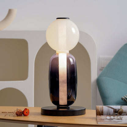 Colorful Desk Glass Table Lamp