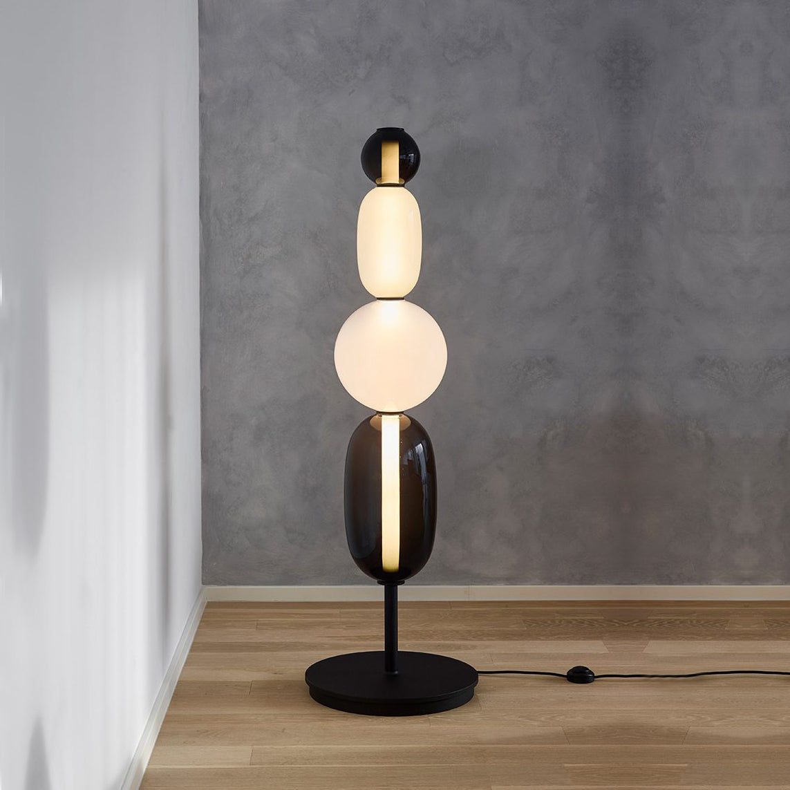 Colorful Desk Glass Table Lamp