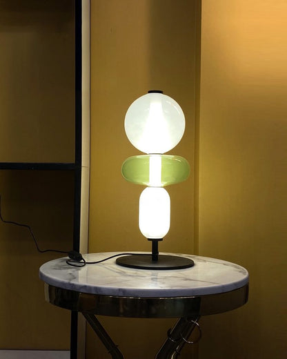 Colorful Desk Glass Table Lamp