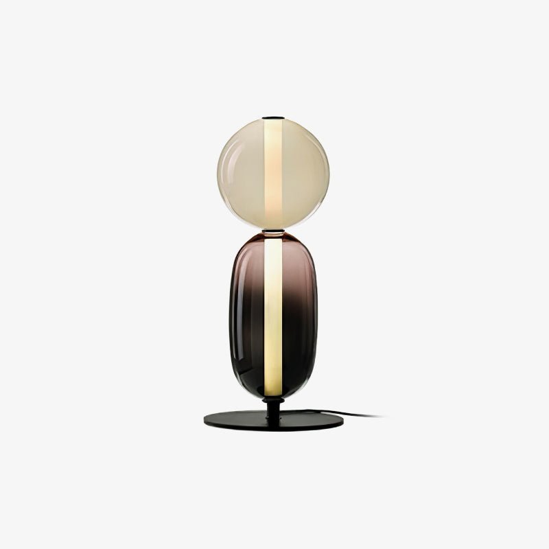 Colorful Desk Glass Table Lamp