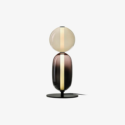 Colorful Desk Glass Table Lamp