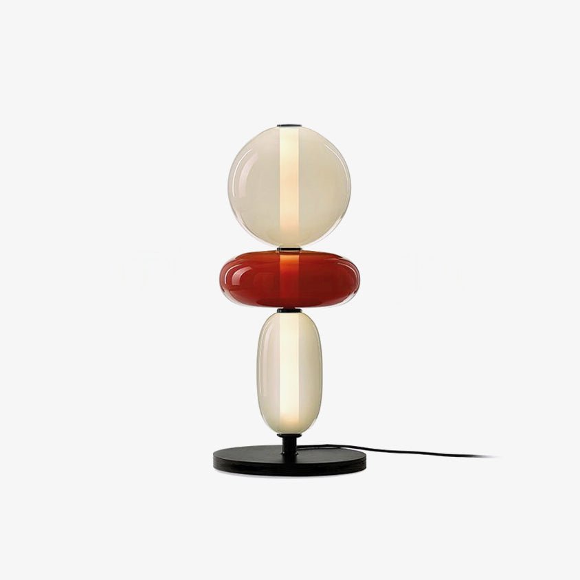 Colorful Desk Glass Table Lamp
