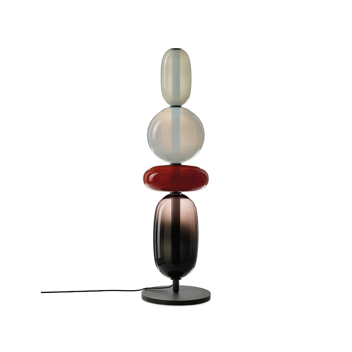 Colorful Desk Glass Table Lamp