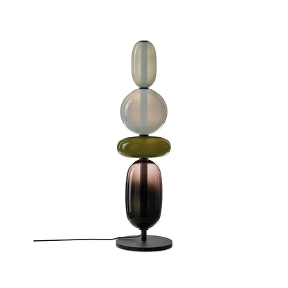 Colorful Desk Glass Table Lamp