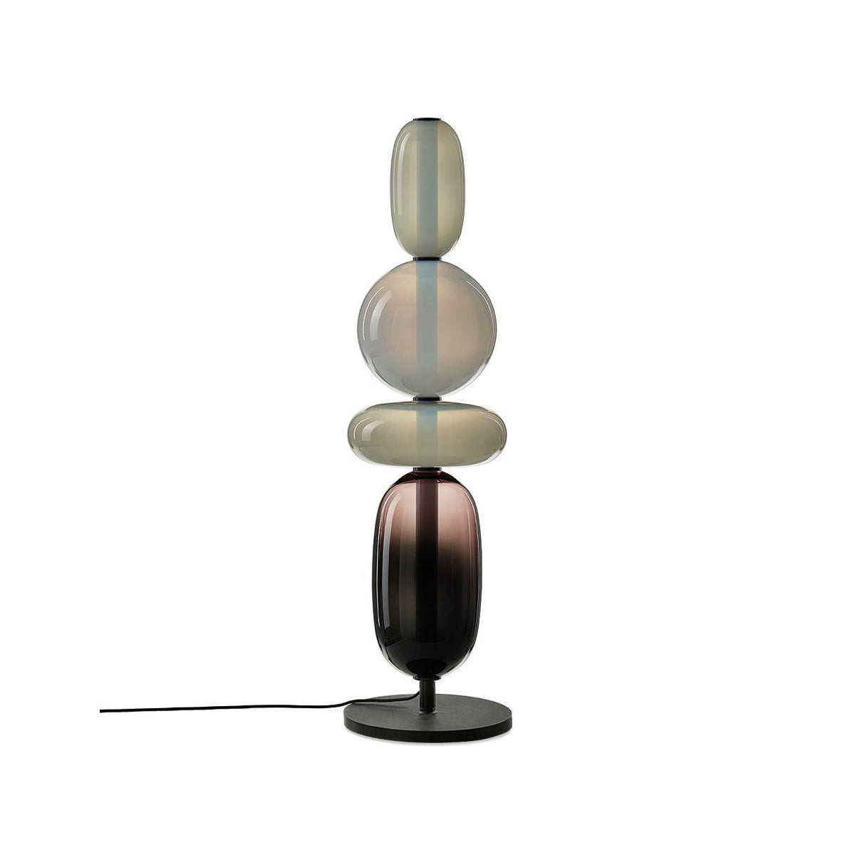 Colorful Desk Glass Table Lamp