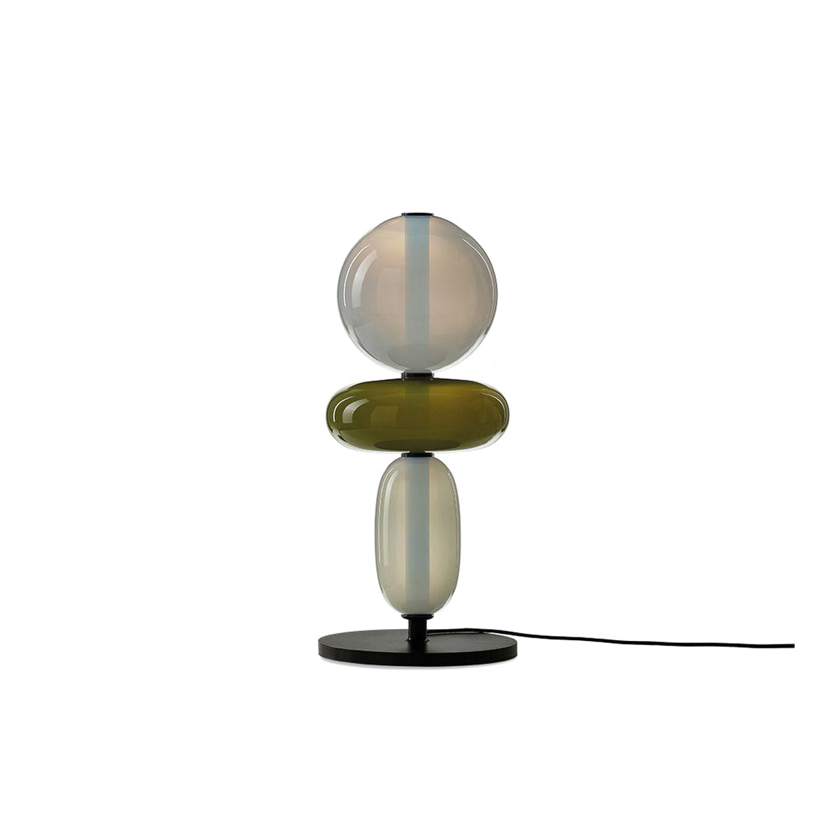 Colorful Desk Glass Table Lamp