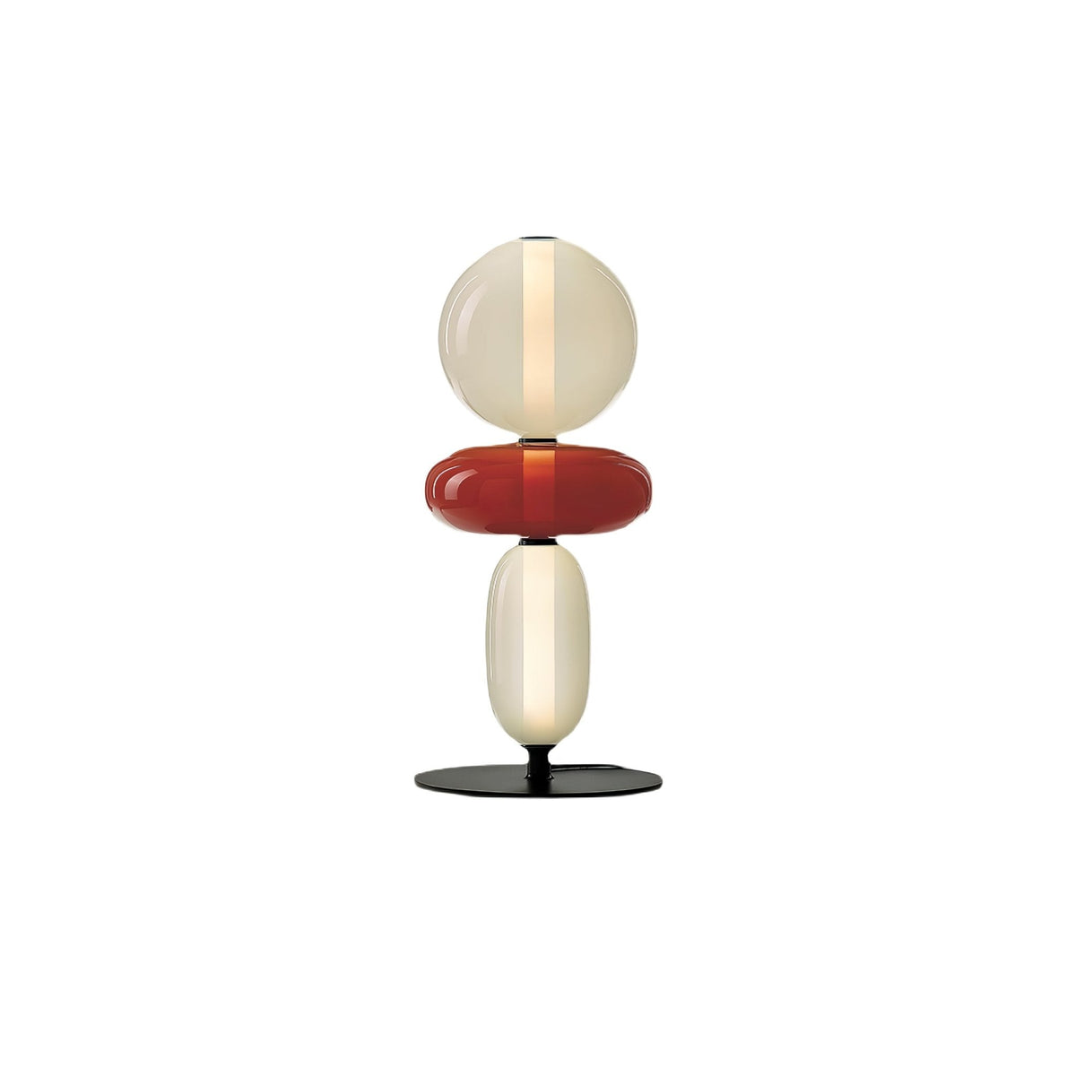 Colorful Desk Glass Table Lamp