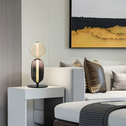 Colorful Desk Glass Table Lamp