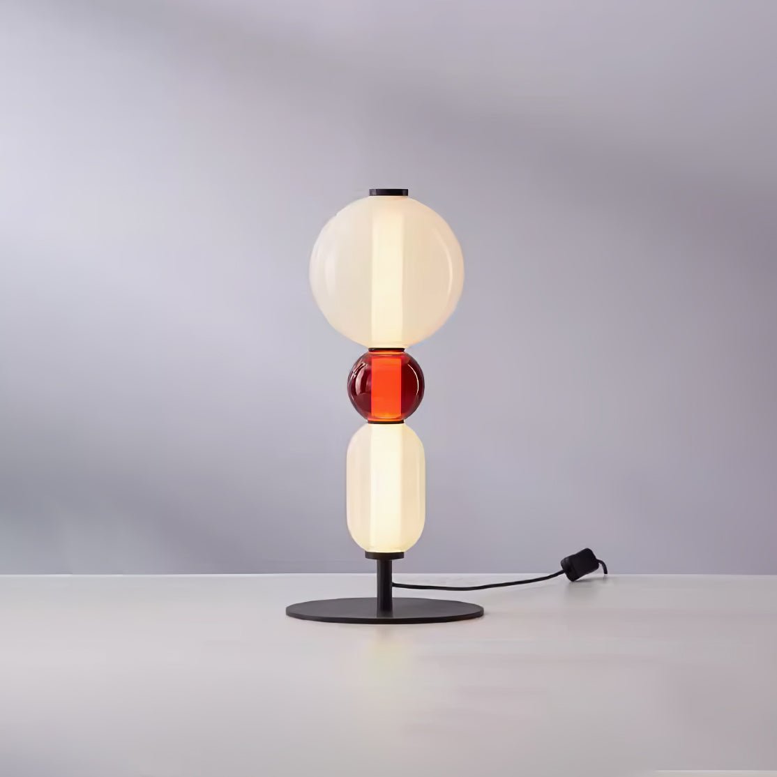 Colorful Desk Glass Table Lamp