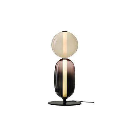 Colorful Desk Glass Table Lamp