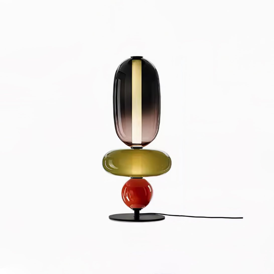 Colorful Desk Glass Table Lamp