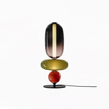 Colorful Desk Glass Table Lamp