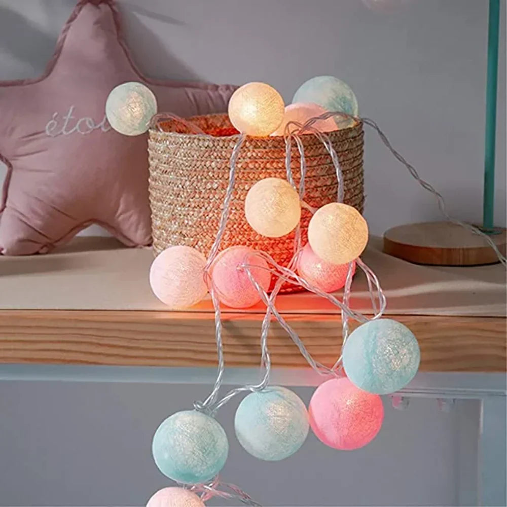 Fluffy White Decorative String