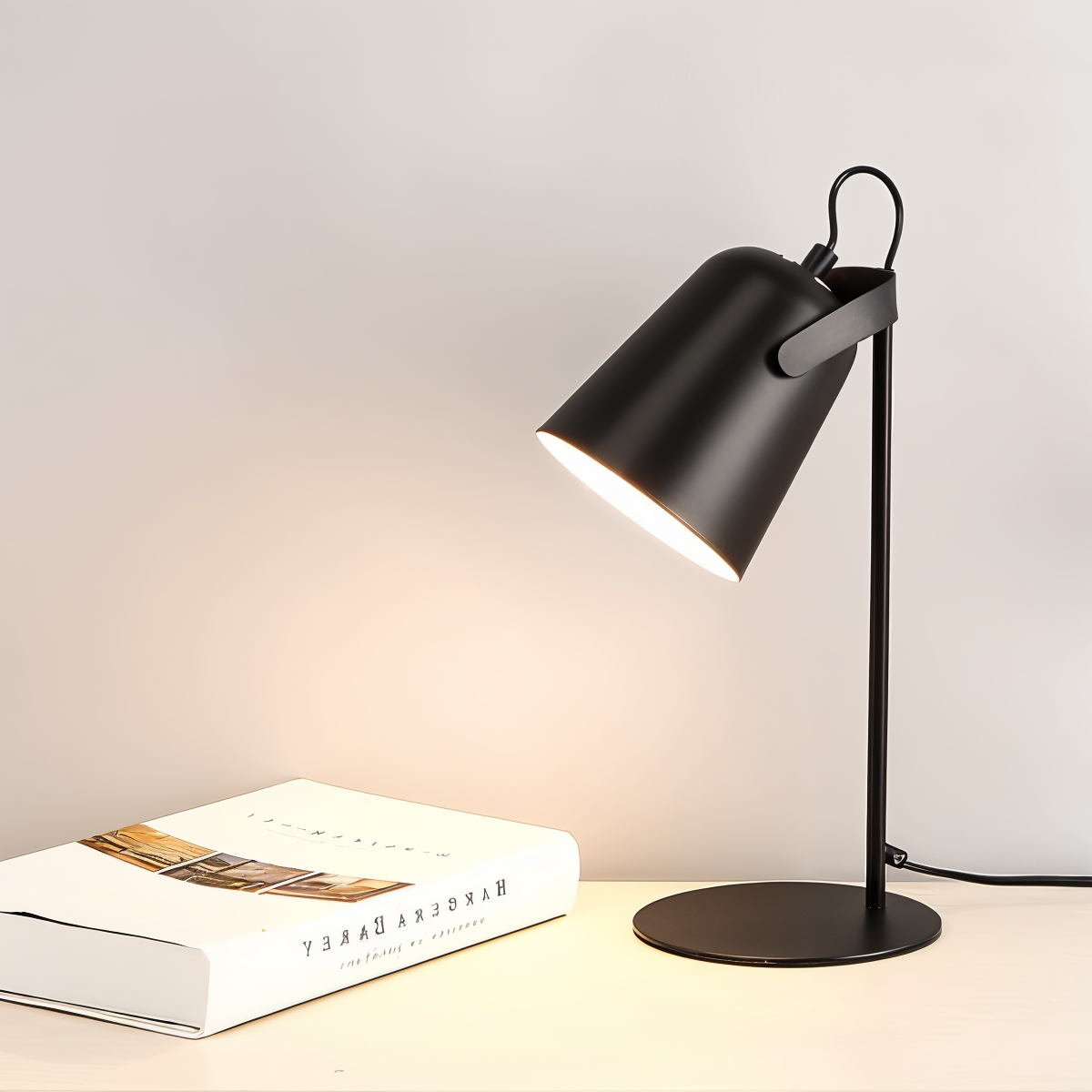Bright Yellow Adjustable Reading Lamp