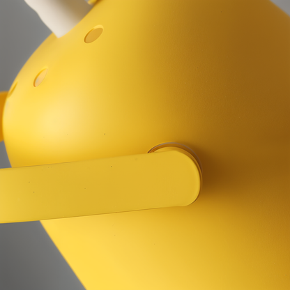 Bright Yellow Adjustable Reading Lamp